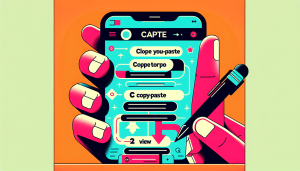 comment faire un copier-coller sur un portable