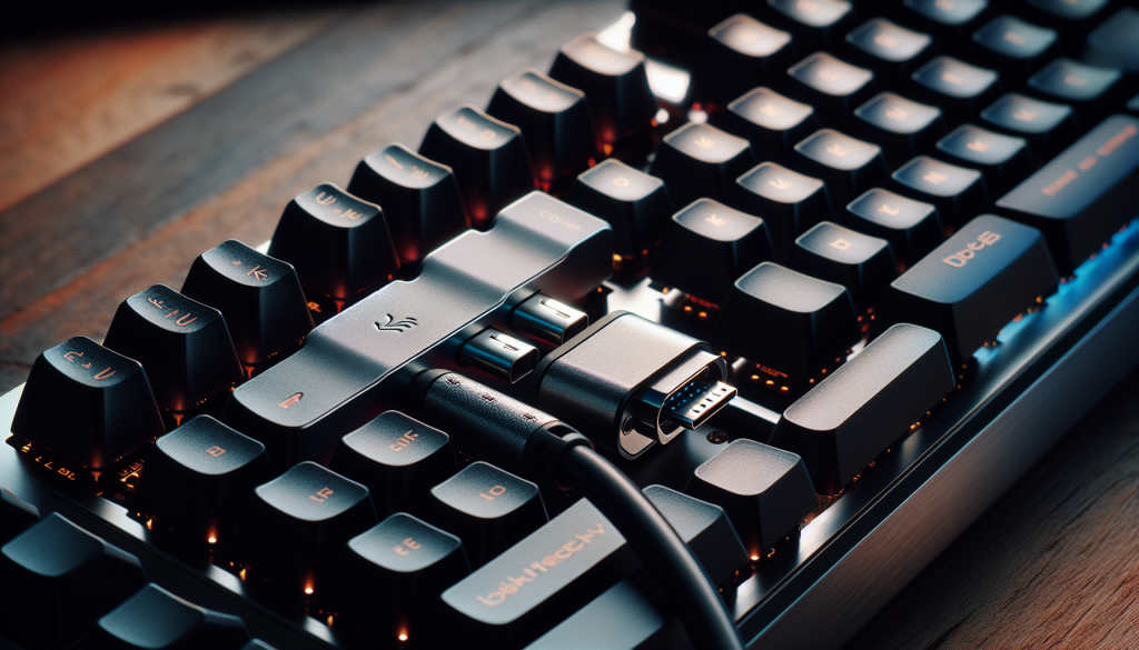 sur un clavier cherry utiliser un adapter logitech