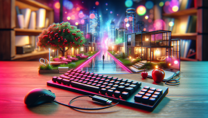 sur un clavier cherry utiliser un adapter logitech