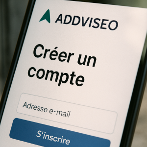 addviseo créer un compte