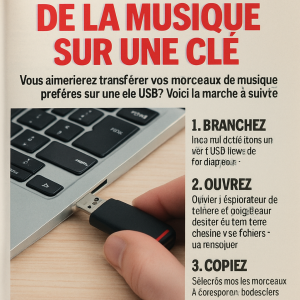 comment enregistrer de la musique sur une clé usb