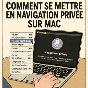 comment se mettre en navigation privée sur mac