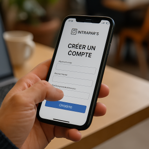 intraparis créer un compte
