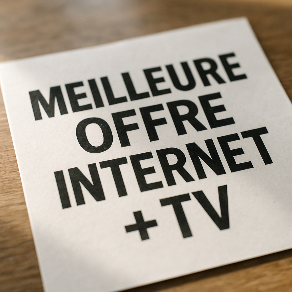 meilleure offre internet + tv